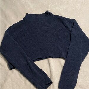 Wild Fable Dark Blue Cowl Neck Sweater